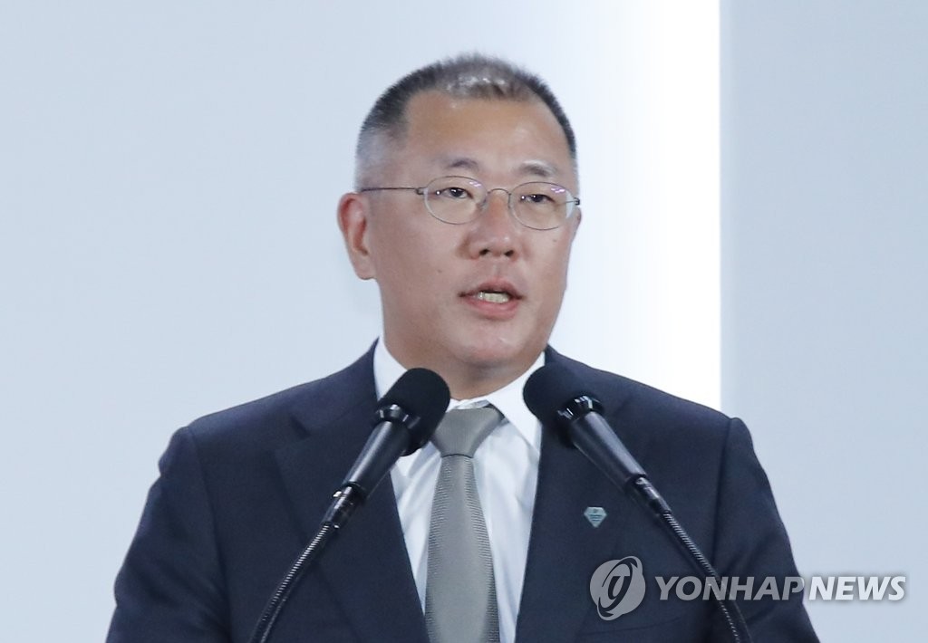 This photo taken Oct. 13, 2020, shows then Hyundai Motor Group Executive Vice Chairman Chung Euisun. (Yonhap)