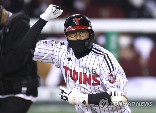 LG Twins' Chae Eun-seong