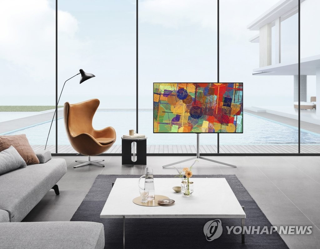 This file photo provided by LG Electronics Inc. on March 1, 2021, shows the company's OLED TV. (PHOTO NOT FOR SALE) (Yonhap)