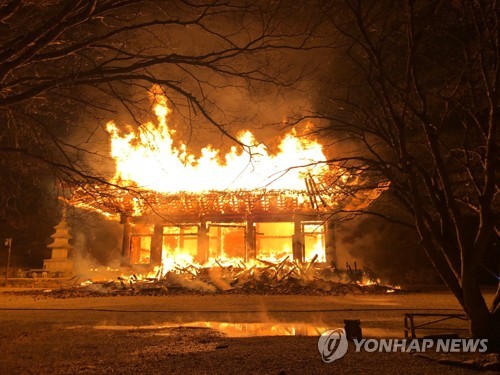 전북 지난 한 해 화재, 전년보다 10.8％ 감소