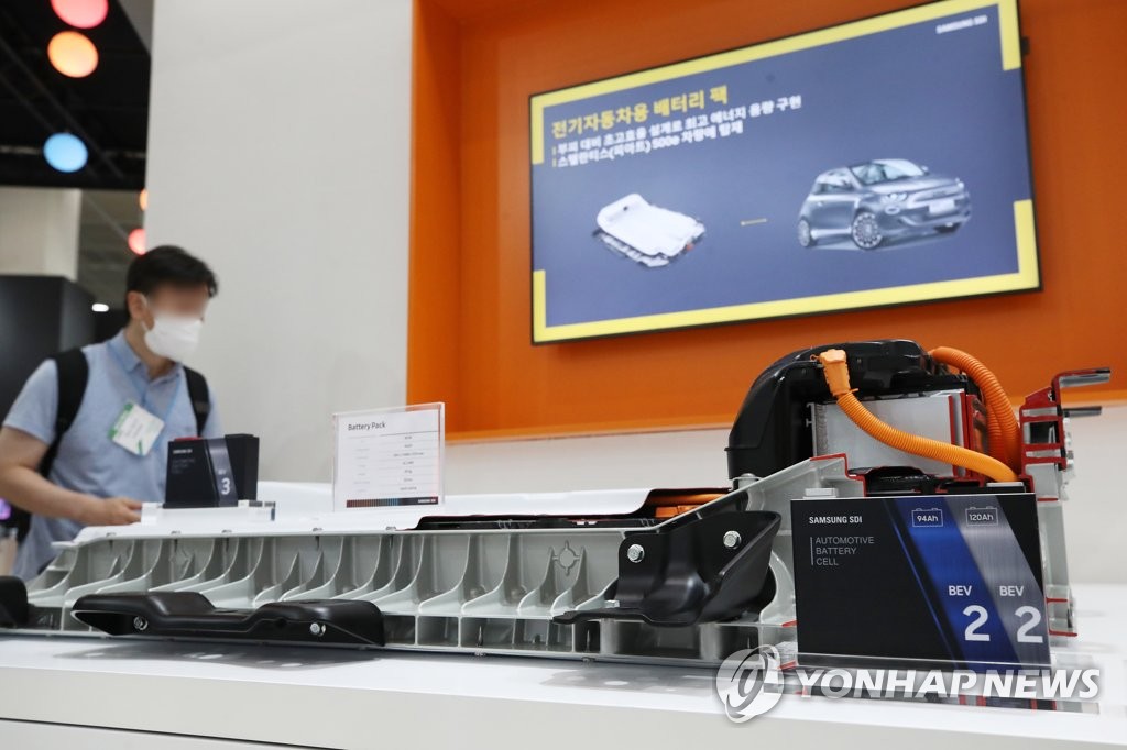 삼성SDI 전기자동차용 배터리 팩