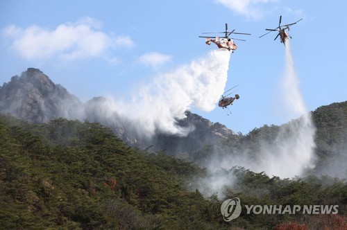 수도권 대형산불 막는다…북한산서 대규모 산불 진화 합동훈련