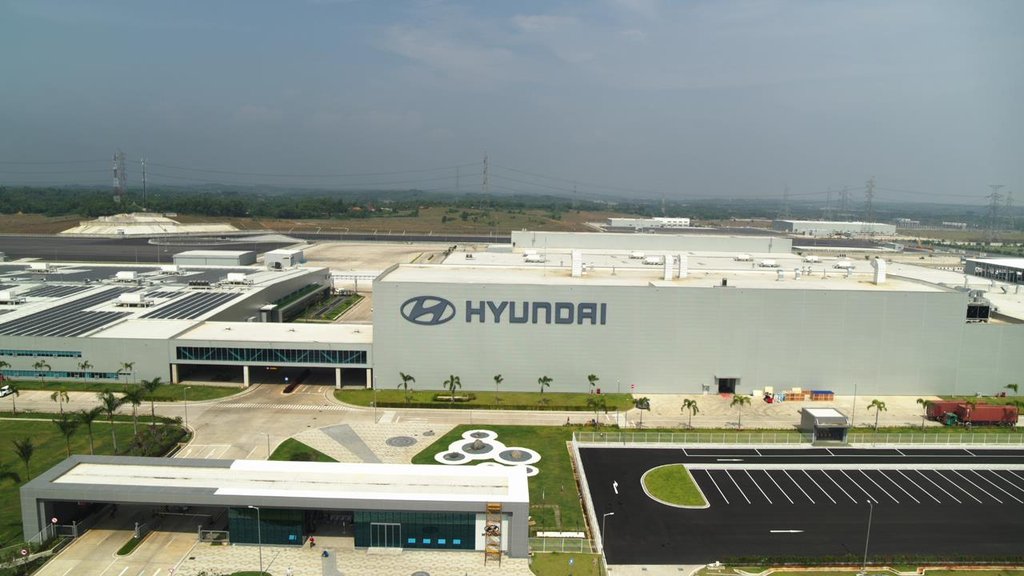 Hyundai Motor plant in Indonesia unveiled