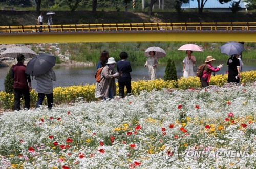 3년 만에 열린 봄꽃축제, 방문객 숫자는 '일상회복' 완료