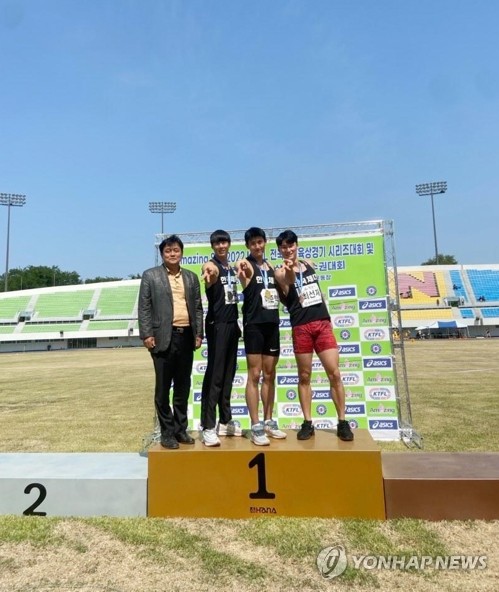 이준혁, 한국 육상 남자 대학부 100ｍ 신기록