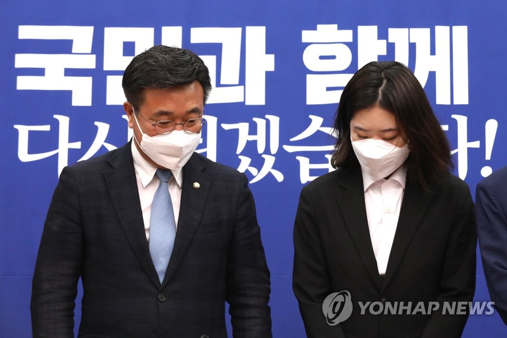 윤호중·박지현 전 더불어민주당 공동비상대책위원장