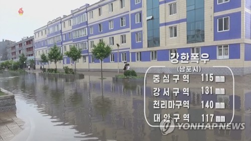 북, 신규발열 500명대…"홍수 강풍에 색다른물건 유입신고 강화"
