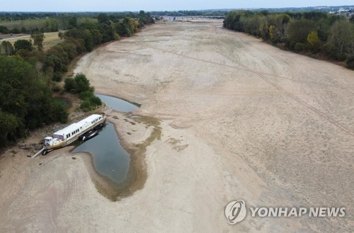 '말라붙은 강'…최악의 가뭄에 시달리는 유럽