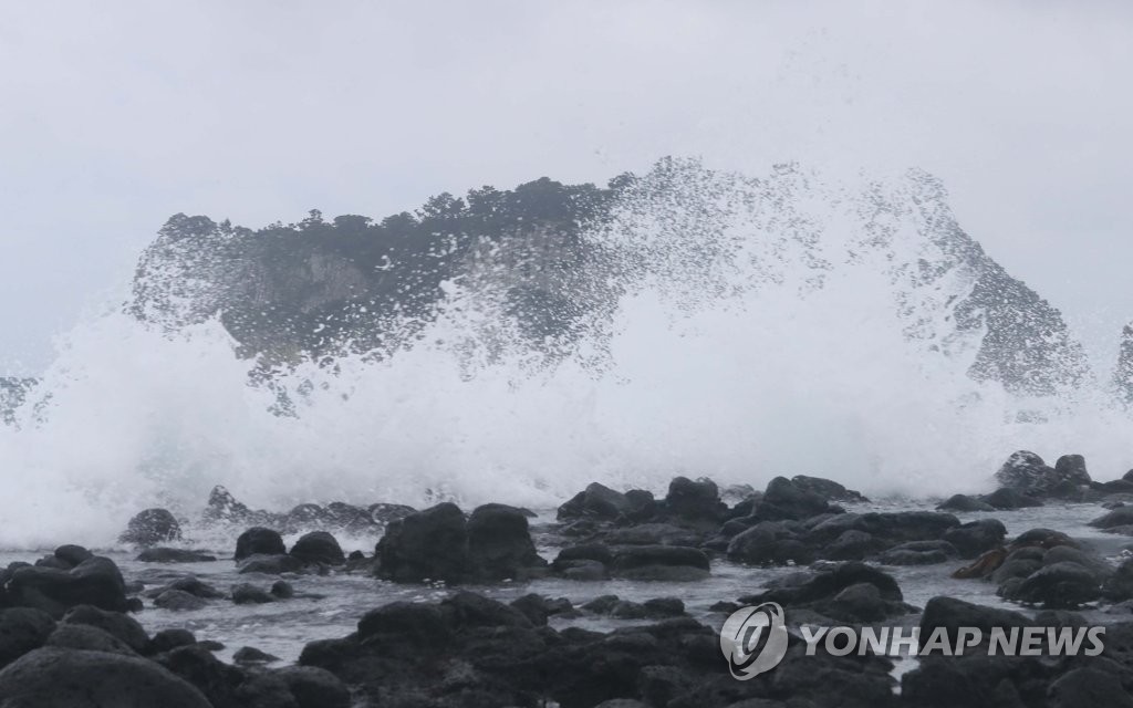 台風１１号　６日午前に韓国南東部接近＝雨量３００ミリも