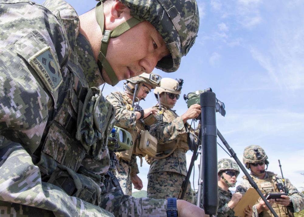 韓米の海兵隊　来月にも大規模な合同上陸訓練