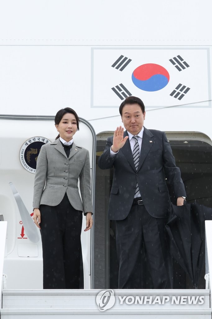 S. Korean President Yoon leaves for Canada