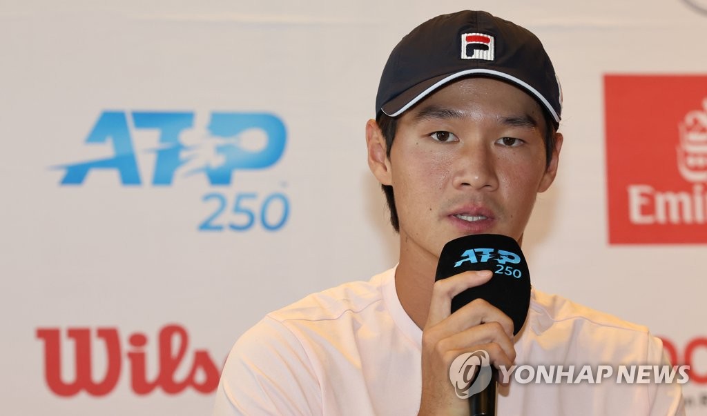 S. Korean tennis player Kwon Soonwoo eyes deep run on home soil