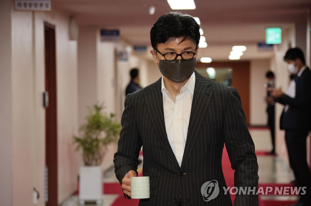 韓国の韓東勲・法務部長官（資料写真）＝（聯合ニュース）