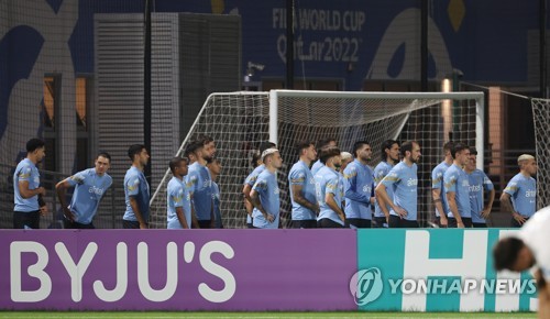 [월드컵] 우루과이, 한국전 앞두고 멀리 떨어져 훈련…누녜스 '출격 준비'