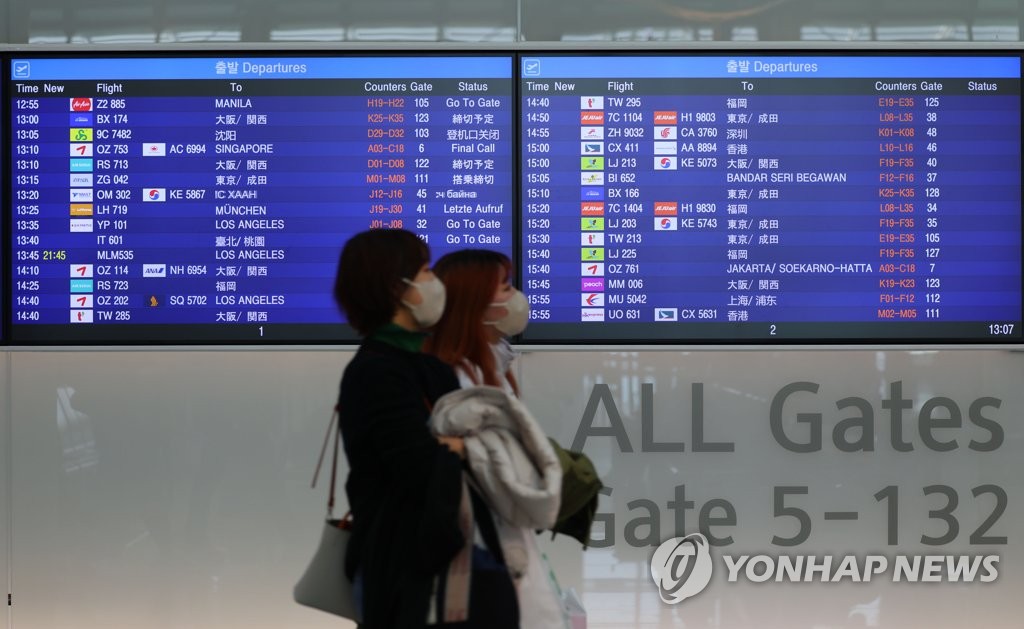 韓国の国際線旅客数　コロナ後初めて国内線上回る＝日本路線がけん引