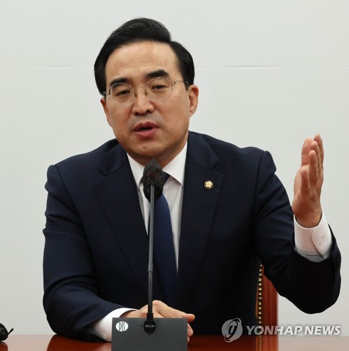 박홍근 "예산협상 가이드라인 주는 尹, 차라리 직접 협상하라"