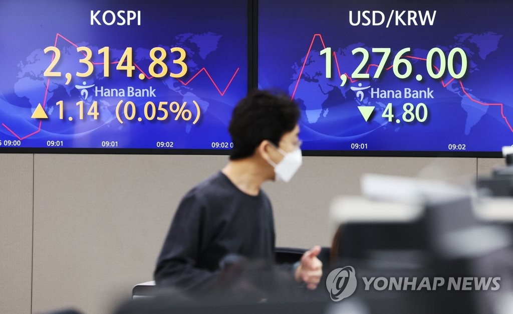 韓国総合株価指数が小幅反発　０．１５％高