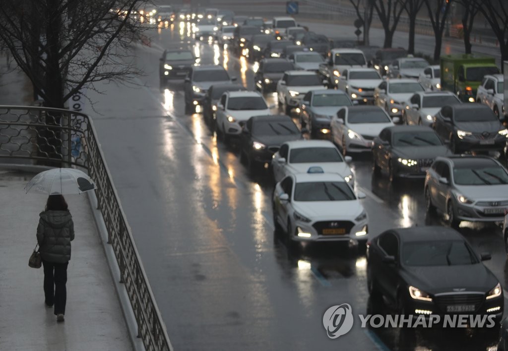 대전·세종·충남 흐리고 비…낮 최고기온 7∼10도