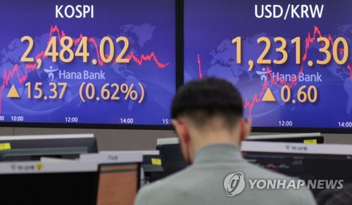(LEAD) Seoul stocks up for 5th day on tech rally