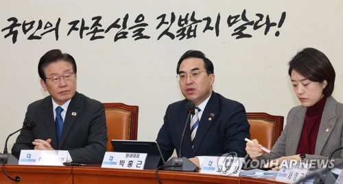 박홍근 "양특검 추진은 국민 명령…본회의 처리 정의당에 요청"