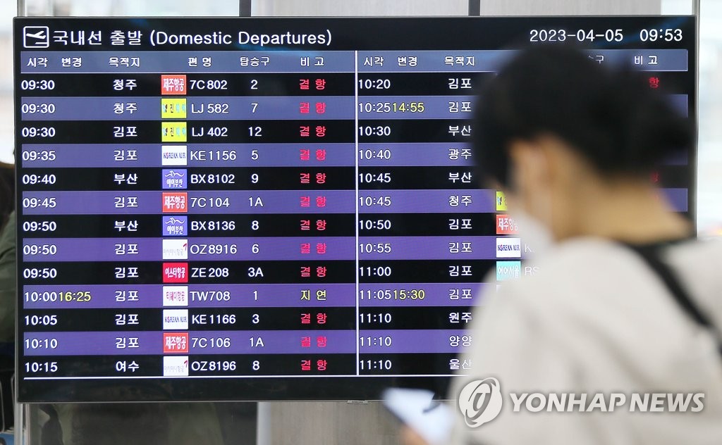 Severe Weather Causes Cancellations and Restrictions at Jeju Airport