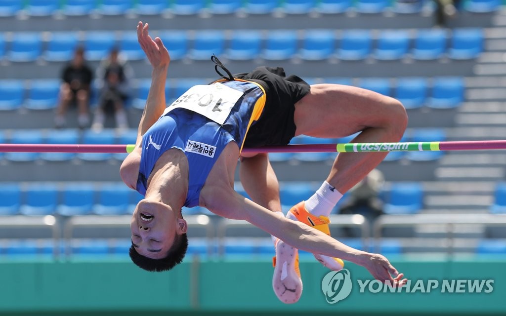우상혁, 정선 육상선수권 2m33…기록도, 랭킹포인트도 세계 1위