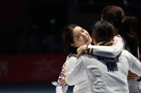 (آسياد) فوز كوريا الجنوبية بأول ذهبية في منافسات سيف المبارزة لفرق السيدات خلال 21 عاما