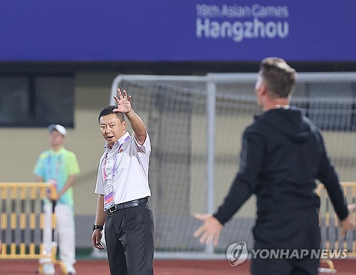 (Asiad) N. Korea football coach says win over S. Korea speaks for itself