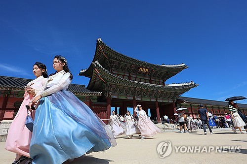 Visite au palais de Gyeongbok