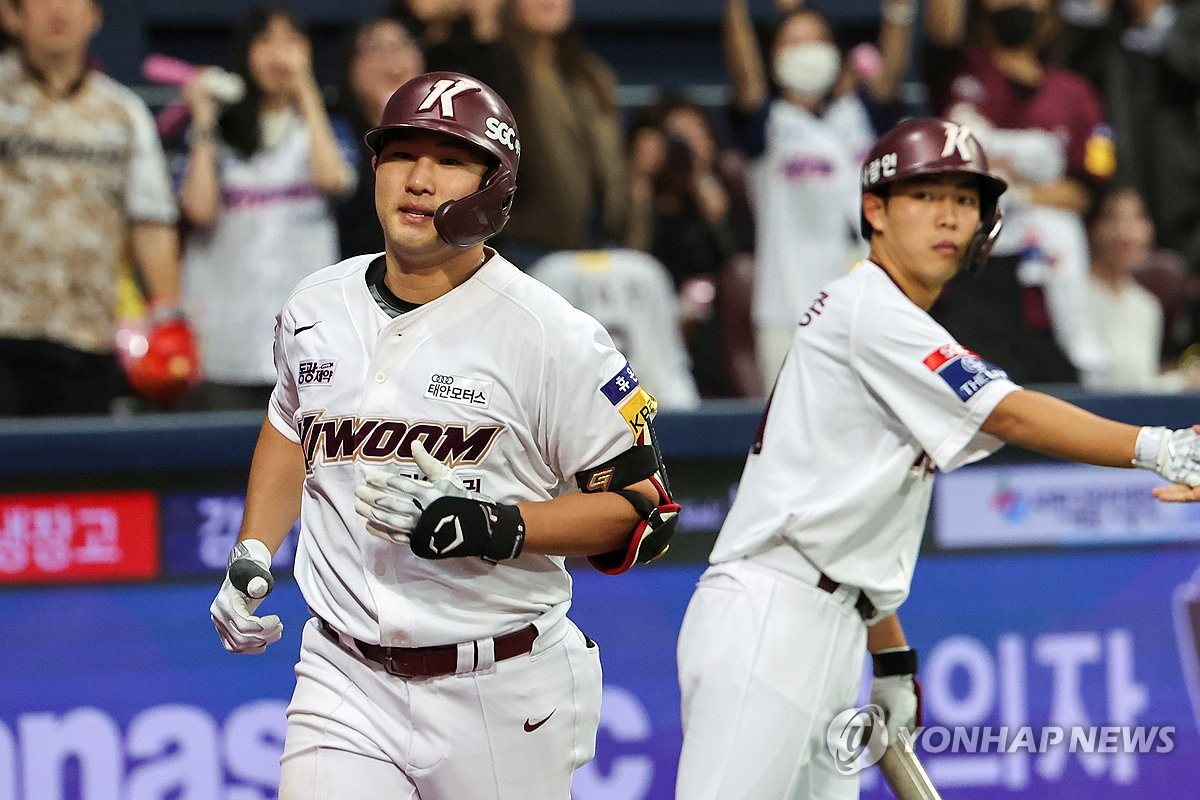임지열 2점 홈런으로 다시 앞서는 키움