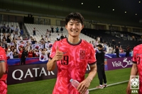 キム・ミヌが韓日戦で決勝ゴール