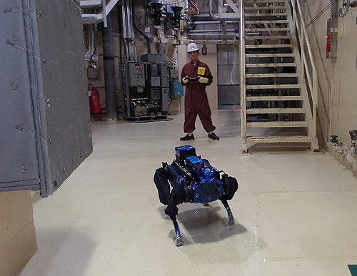 Robot mobilized in dismantling nuke reactor