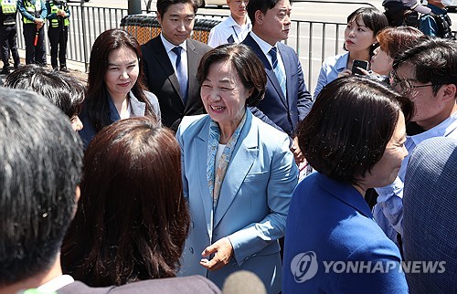 추미애, 의장후보 교통정리설에 "당심이 명심, 명심이 민심"
