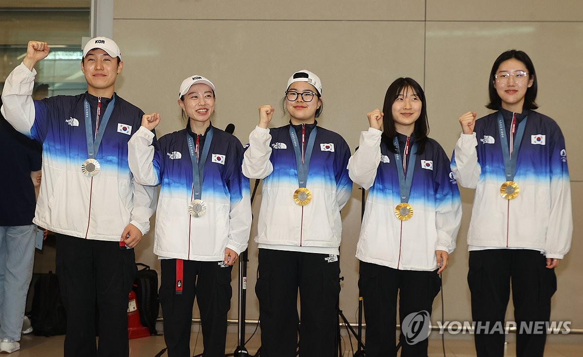 사격선수단 메달리스트 "대한민국 사격 파이팅"