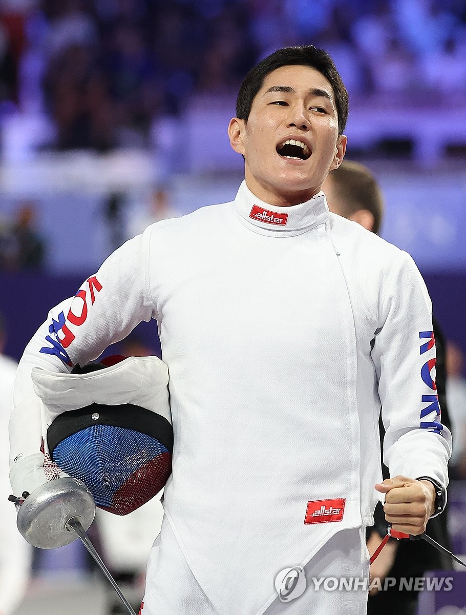 (Olympics) Tokyo bronze medalist Jun Woongtae 4th after fencing