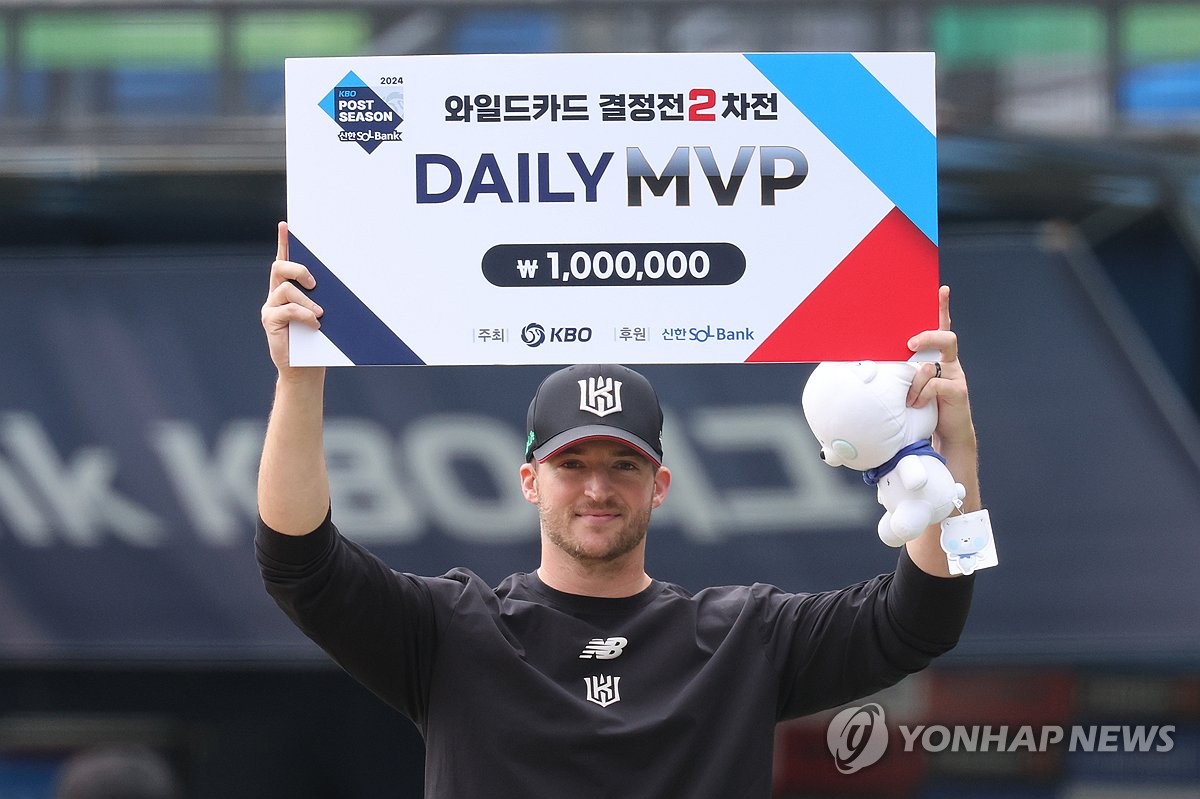 와일드카드 결정 2차전 데일리 MVP 벤자민