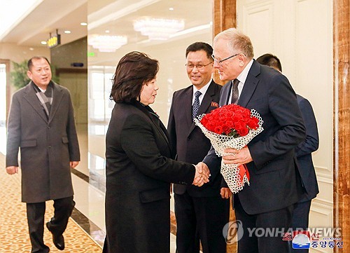 N. Korean FM returns from Russia