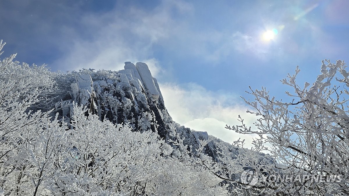 무등산의 설경 | 연합뉴스