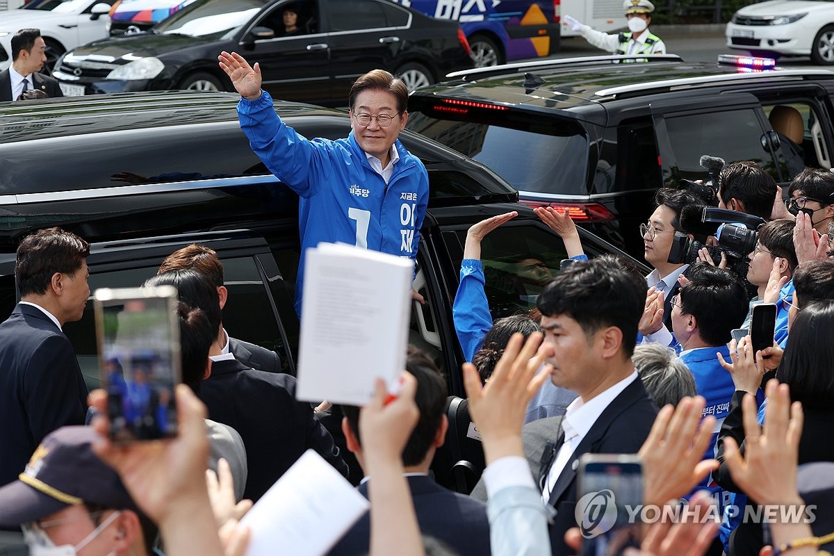 영·호남 순회한 이재명, 서울서 유세…수도권 표심 공략