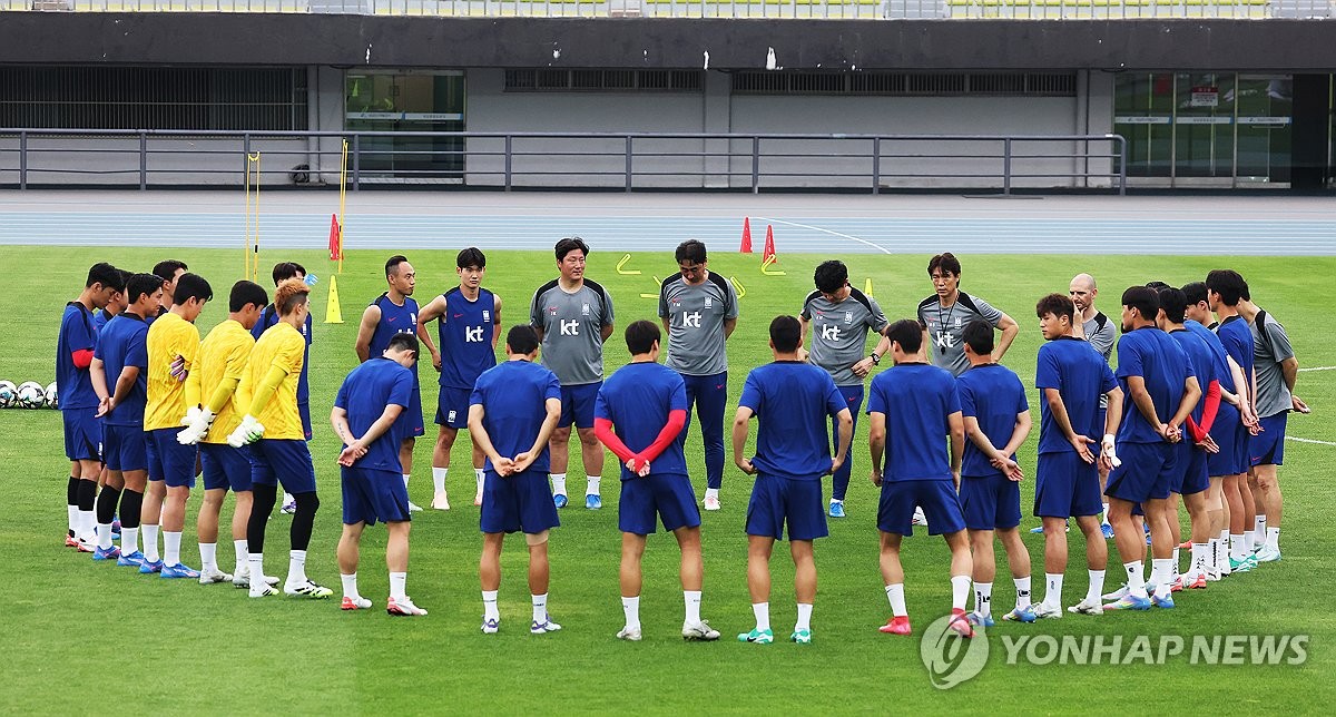 동아시안컵 앞둔 축구 국가대표팀