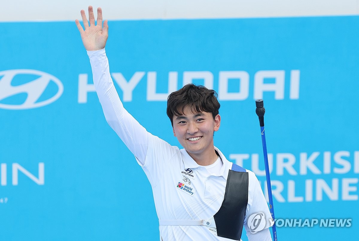 김제덕, 광주 세계양궁 개인전 동메달…생애 첫 메이저대회 입상(종합)