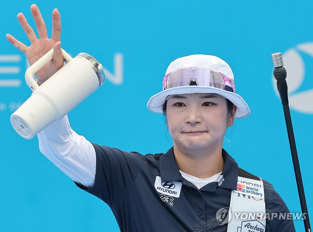 강채영, 광주 세계양궁 여자 개인전 금메달…안산 동메달