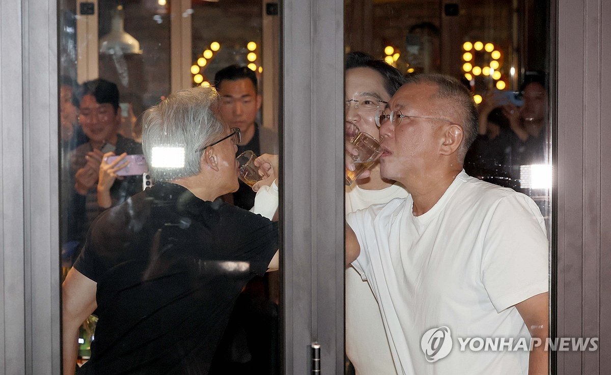 젠슨 황·이재용·정의선 치맥 회동